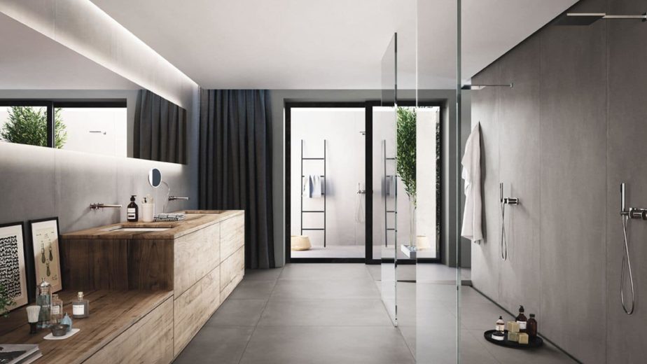 grand format carrelage toulouse renovation balma salle de bain