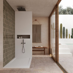 receveur douche corian decoration plat design architecte toulouse balma hidrobox line scene materia