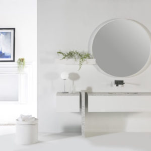 meuble marbre balma toulouse architecte design rénovation salle de bain douche baignoire