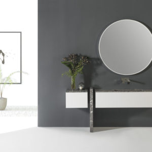 meuble marbre balma toulouse architecte design rénovation salle de bain douche baignoire