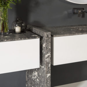 meuble marbre balma toulouse architecte design rénovation salle de bain douche baignoire