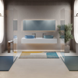 program + vasque spot vasque sur mesure scène Materia hidrobox toulouse balma décoration