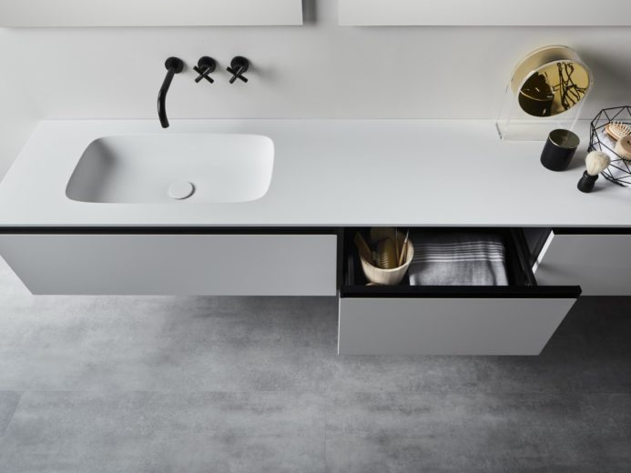 meuble de salle de bain toulouse renovation carrelage saint orens balma l'union saint jean architecte design douche corian