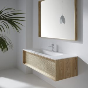 meuble salle de bain bois toulouse architecte décoration rénovation krion corian