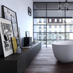 corian kerlite meuble douche salle de bain toulouse balma architecte décoration rénovation