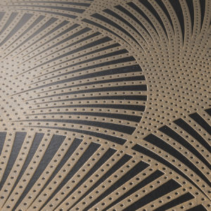 Swing Pavone ottone su fondo nero matt architecte format design toulouse creation original balma renovation carrelage faience archi douche salle de bain