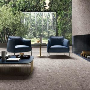 architecte rénovation décoration pierre ceppo toulouse design carrelage sol travertin minéral archi