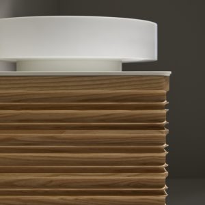 meuble original décoration architecte toulouse bois massif noyer frêne corian salle de bain douche LMCS carrelage archi