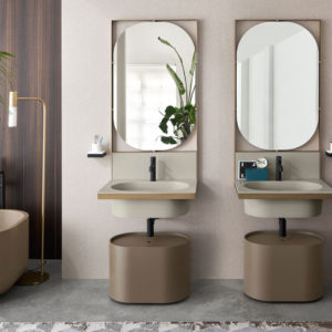 cielo ceramica salle de bain sanitaire douche carrelage design architecte toulouse balma saint orens