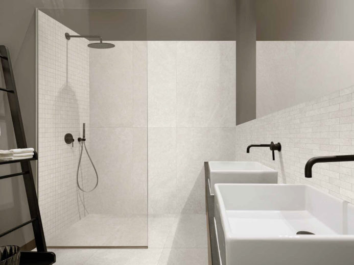 carrelage décoration architecte grand format toulouse maison salle de bain