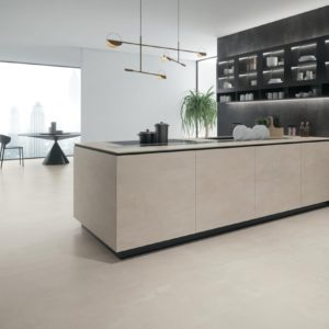 Boost White & Tarmac carrelage grand format plan de cuisine gamme complete balma rénovation architecte original béton design lmcs