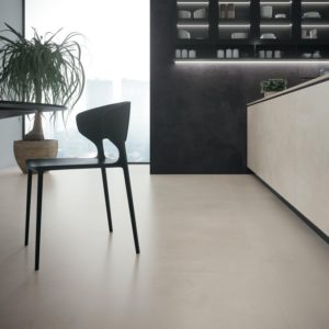 Boost White & Tarmac carrelage grand format plan de cuisine gamme complete balma rénovation architecte original béton design lmcs
