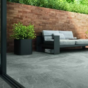 Bistrot Crux Grey carrelage decoration toulouse grand format balma architecte douche sanitaire bains maison appartement