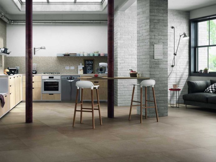 Carrelage Toulouse architecte Balma design beton ciment gris beige structure Deco contemporain moderne