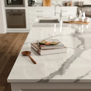 plan cuisine statuario marbre top kitchen faconnage carrelage toulouse grand format marbrier lmcs balma