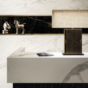 plan cuisine statuario marbre top kitchen faconnage carrelage toulouse grand format marbrier lmcs balma