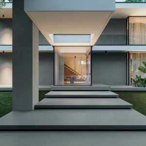 grand format xxl carrelage beton uni architecte decoration toulouse sanitaire terrazzo design balma l'union douche