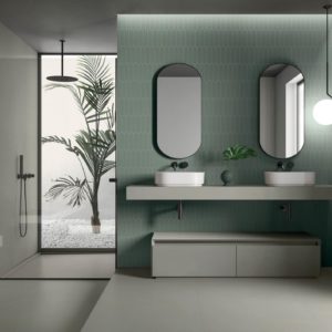 grand format xxl carrelage beton uni architecte decoration toulouse sanitaire terrazzo design balma l'union douche