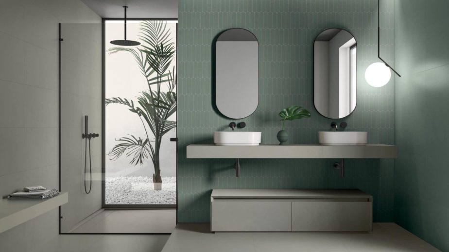 grand format xxl carrelage beton uni architecte decoration toulouse sanitaire terrazzo design balma l'union douche