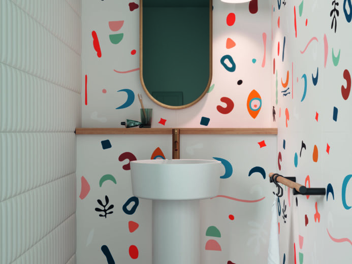 carrelage 41 zero 42 decoration tapisserie sanitaire architecte toulouse douche paper pro lux