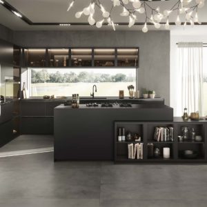 Absolute black plan de travail cuisine top kitchen cérame marbrier faconnage Toulouse décoration architecte