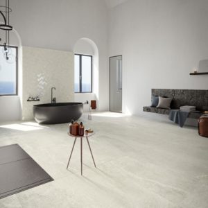 Ibla Linfa carrelage sol mur sanitaire salle de bain toulouse decoration architecte douche pierre beton marbre piemme