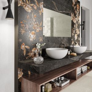 IIbla Linfa zagara carrelage sol mur sanitaire salle de bain toulouse decoration architecte douche pierre beton marbre piemme