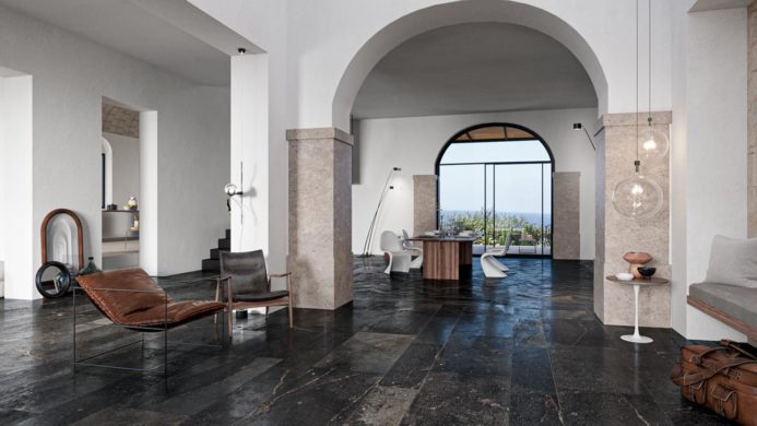 carrelage sol mur sanitaire salle de bain toulouse decoration architecte douche pierre beton marbre piemme