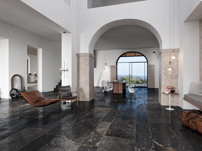 carrelage sol mur sanitaire salle de bain toulouse decoration architecte douche pierre beton marbre piemme