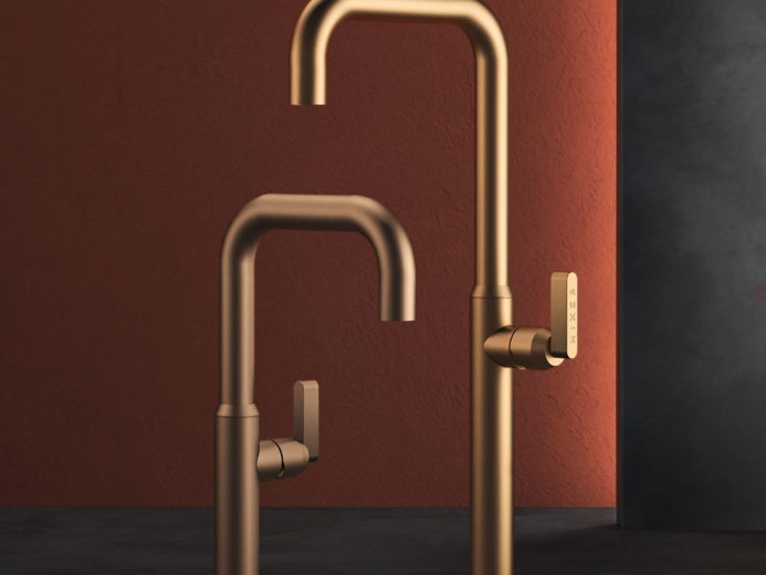 robinet decoration geda fantini gessiarchitecte or gun metal cuivre italie sanitaire balma