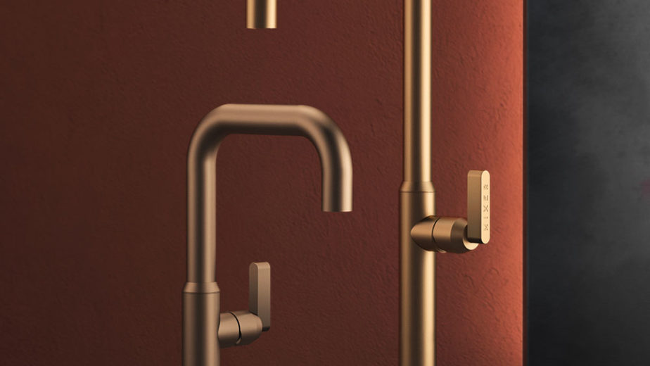 robinet decoration geda fantini gessiarchitecte or gun metal cuivre italie sanitaire balma