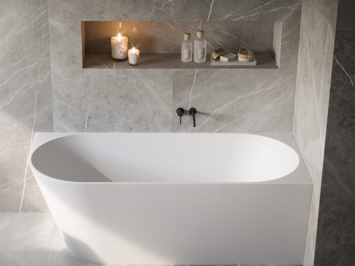baignoire ilot toulouse corian décoration architecte blanc angle gain de place balma sanitaire douche