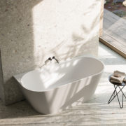 baignoire ilot toulouse corian décoration architecte blanc angle gain de place balma sanitaire douche