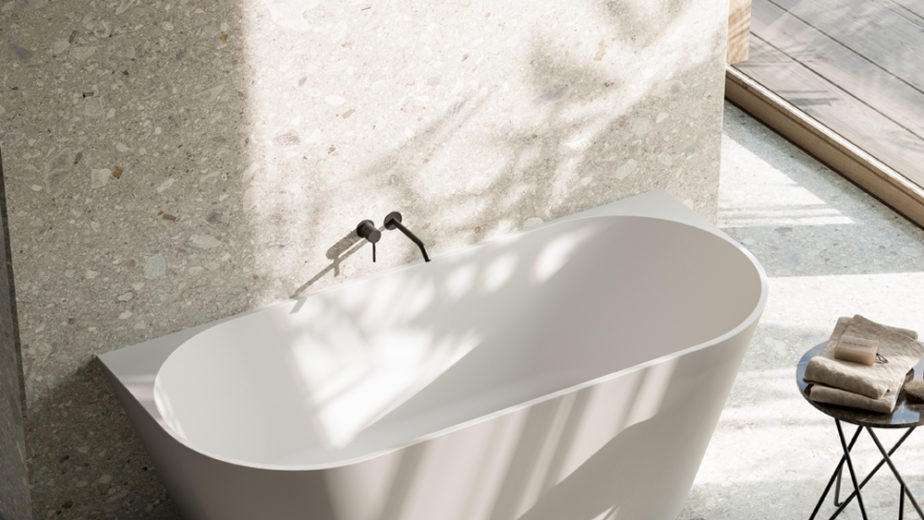 baignoire ilot toulouse corian décoration architecte blanc angle gain de place balma sanitaire douche