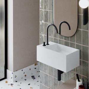 Guest Lavabo lave main decoration hidrobox corian toulouse balma