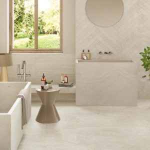 travertin pierre beige carrelage decoration toulouse labege balma architecte sol facile entretien