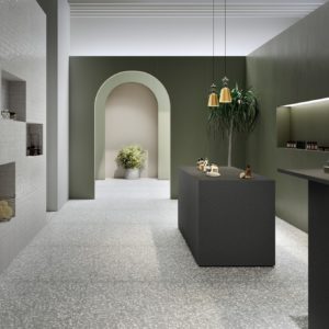 carrelage marbre decoration vert bleu rouge grand format decoration architecte