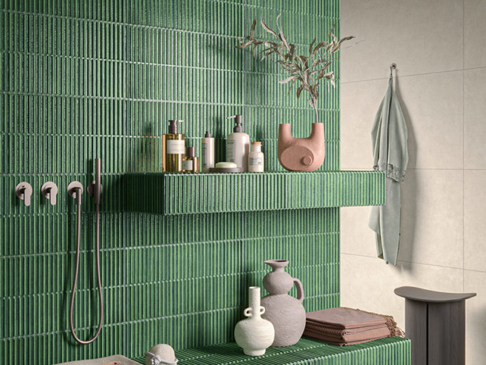 carrelage décoration relief motif architecte mural douche carrelage italien haut de gamme balma