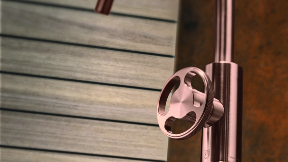 robinet italie radamonte pvd decoration steel acier metal gun cuivre or toulouse balma