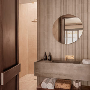 Slow carrelage tendance terre cuite retro artisanal architecte design toulouse balma sanitaire douche ciment