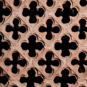 Gelosia decoration terre cuite creation architecte cotto brique terracotta italien haut de gamme decors motif relief