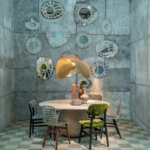 CONSOLARE NERO VERDE CHIARO 25X25 decoration pierre italie pietra terre cuite balma toulouse architecte