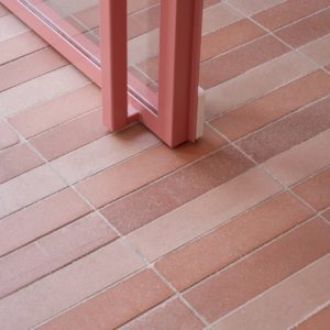 COMPACT SALMONE MATTONE COTTO TERRA DI SIEA 6X25 decoration pierre italie pietra terre cuite balma toulouse architecte